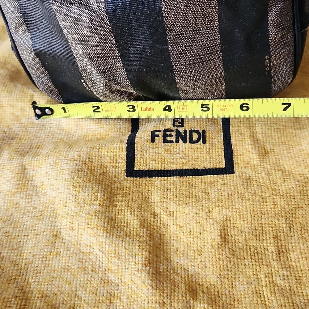 FENDI Pequin Boston Bag w/COA & dustbag - Picture 16 of 16